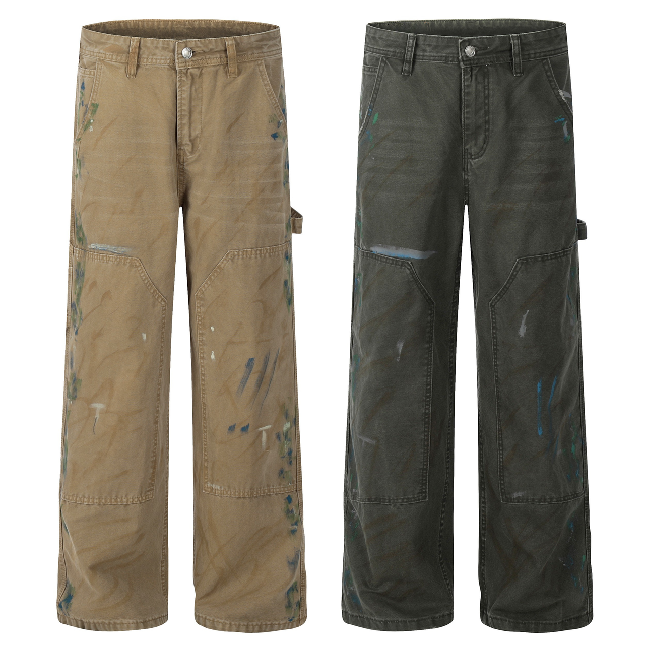 Omirad Paint-Stroke Utility Work Pants