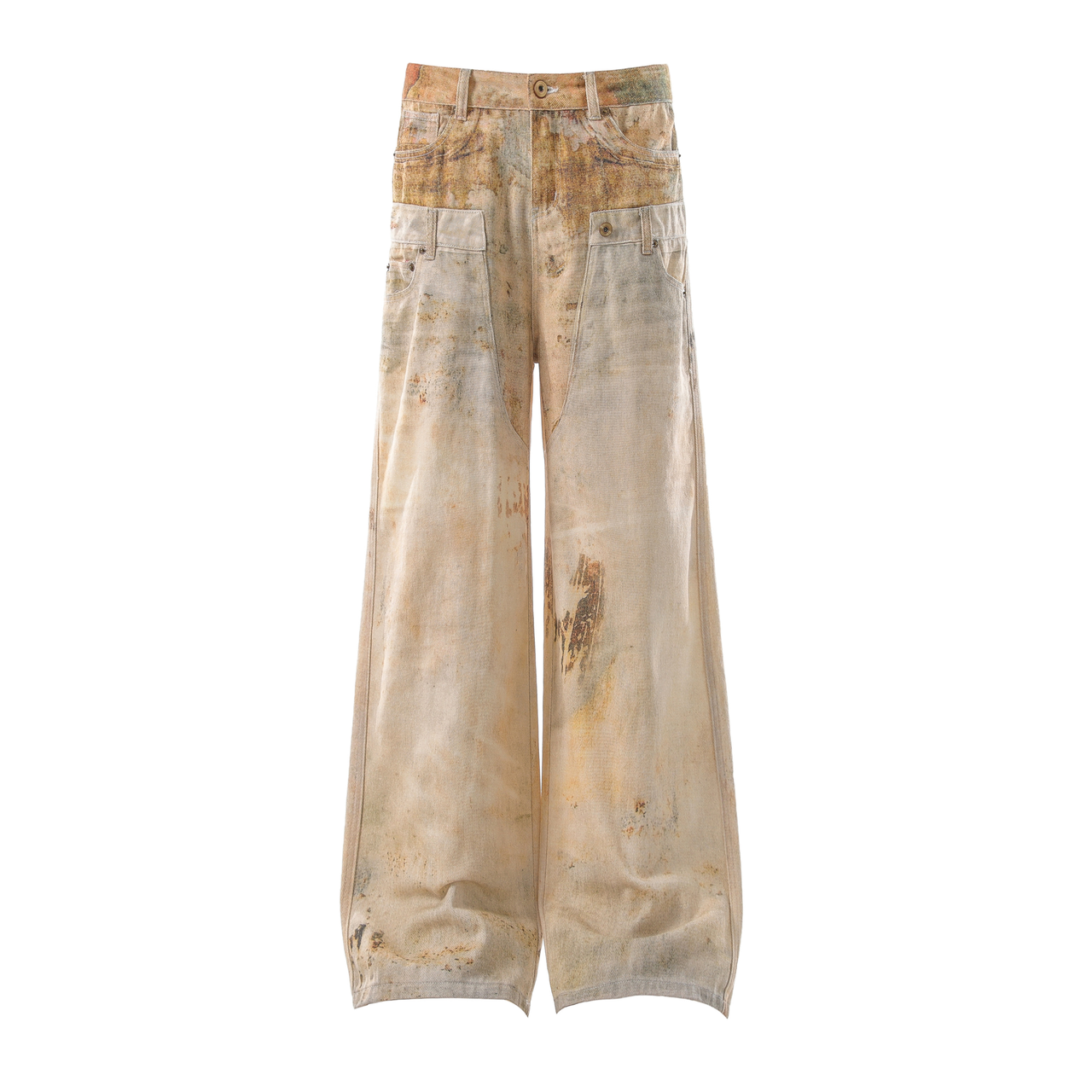 Omirad Vintage Washed Workwear Jeans
