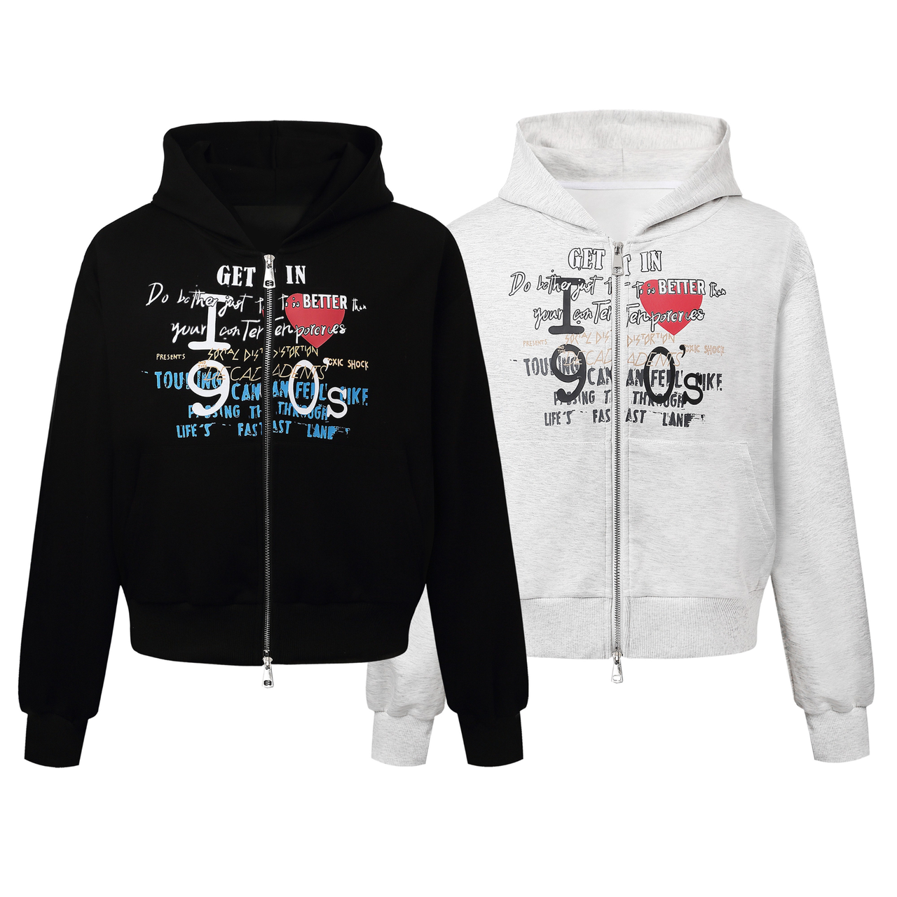 Omirad Graphic Zip Hoodie