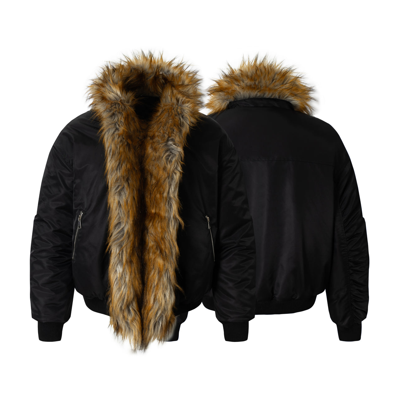 Omirad Faux-Fur Lined Bomber Jacket