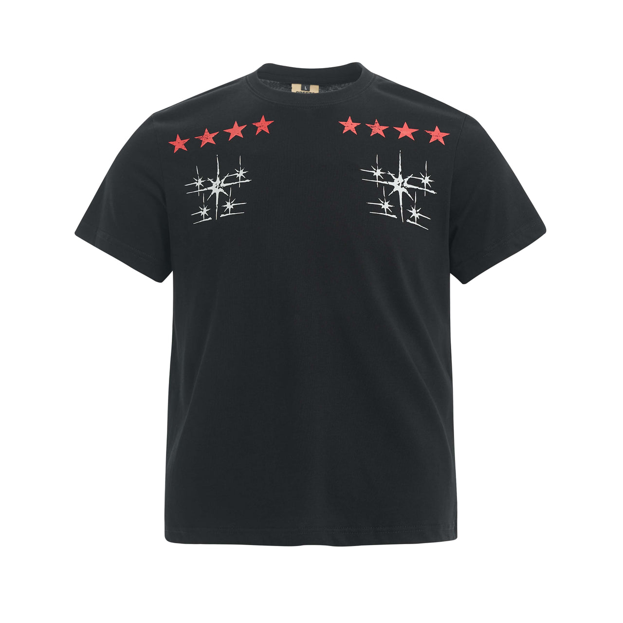 American Vintage Five-Pointed Star Letter Print Tee