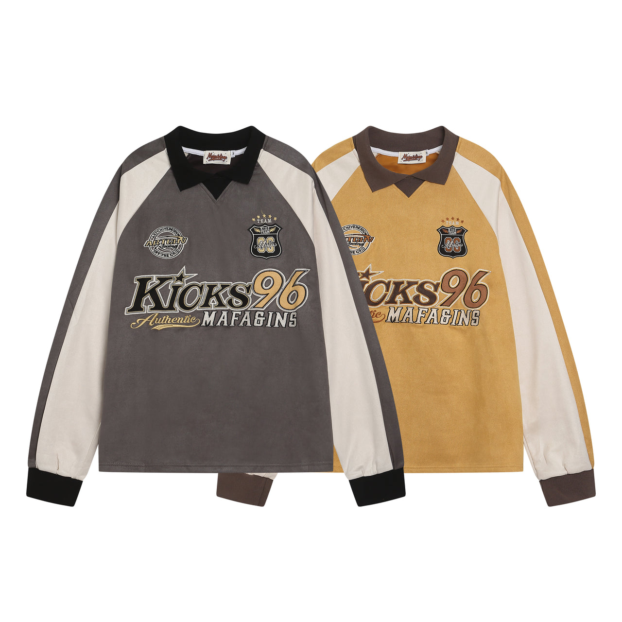 Vintage American Embroidered Patchwork Sweatshirt