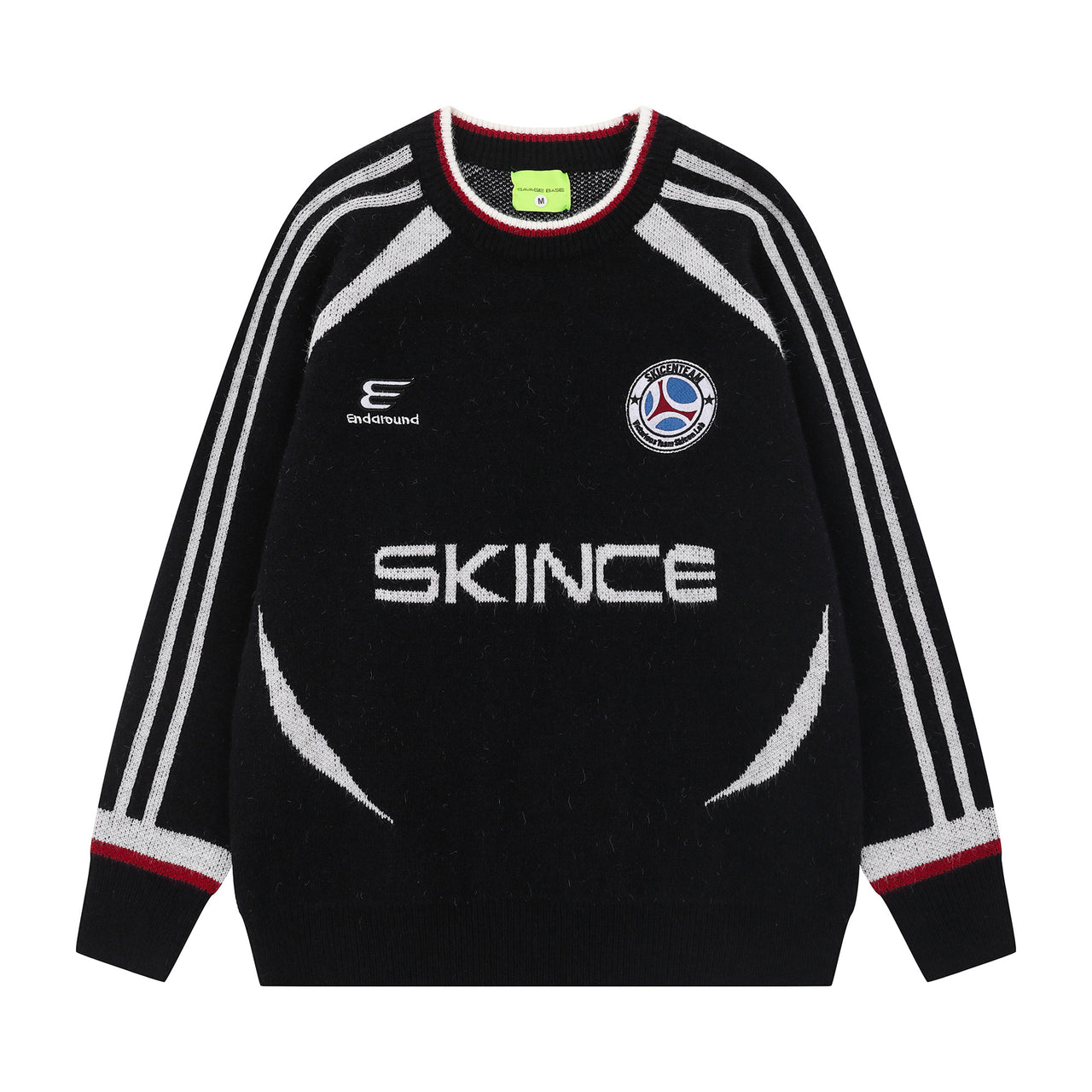 Streetwear Lettering Jacquard Knit Sweater