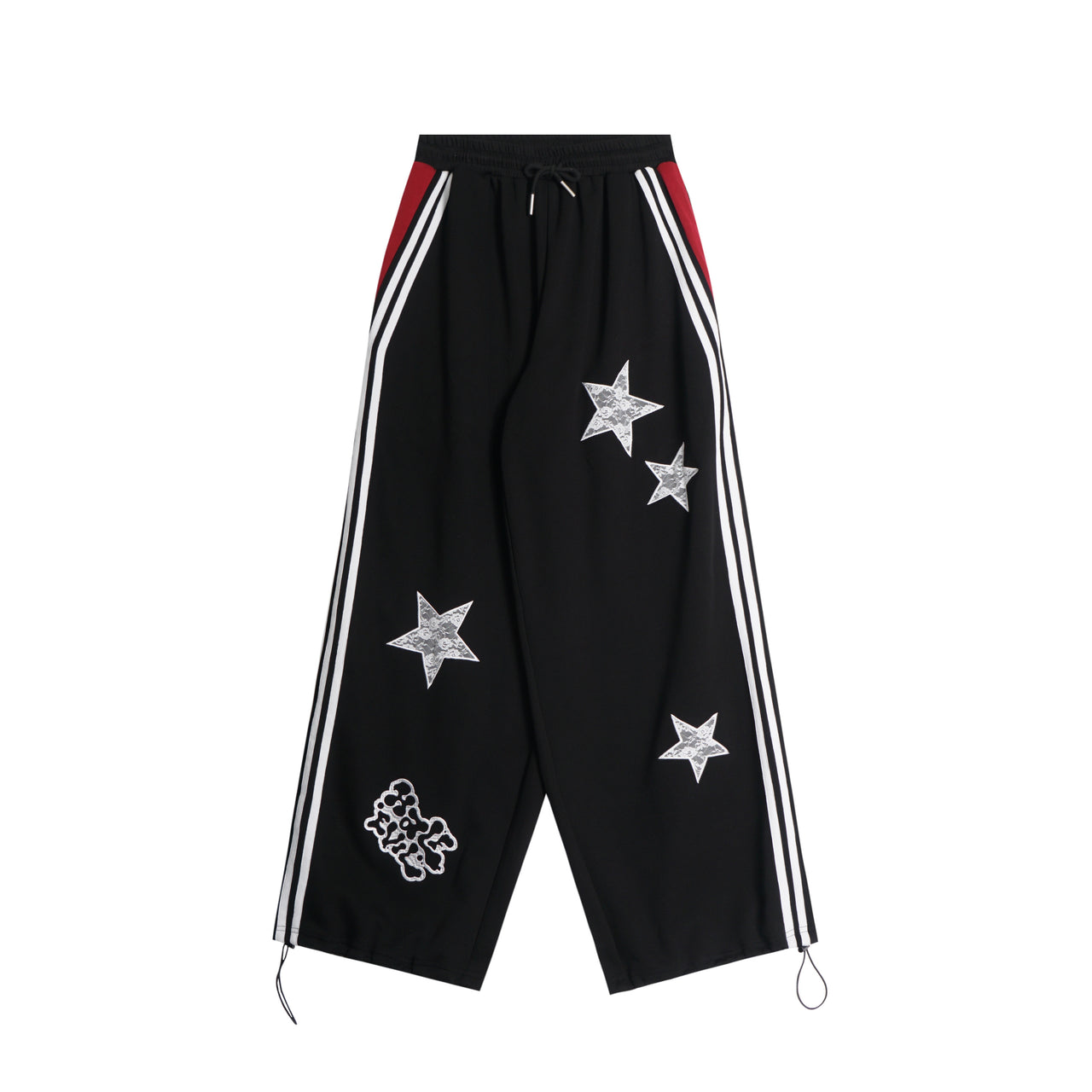 American Vintage Star Embroidered Casual Pants