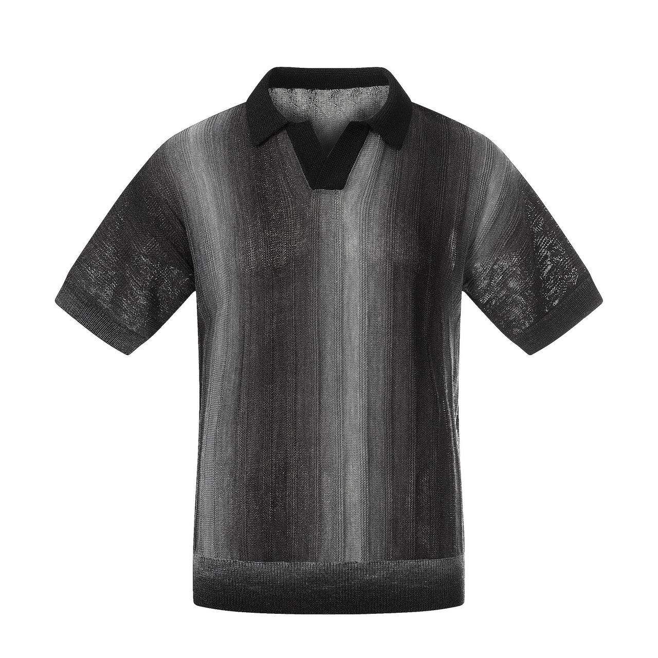 Omirad “Gradient Knit Polo Tee”