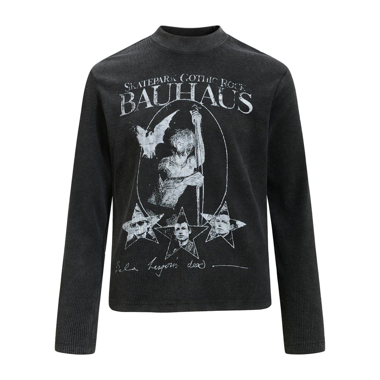 Omirad Bauhaus Graphic Waffle Long Sleeve Tee