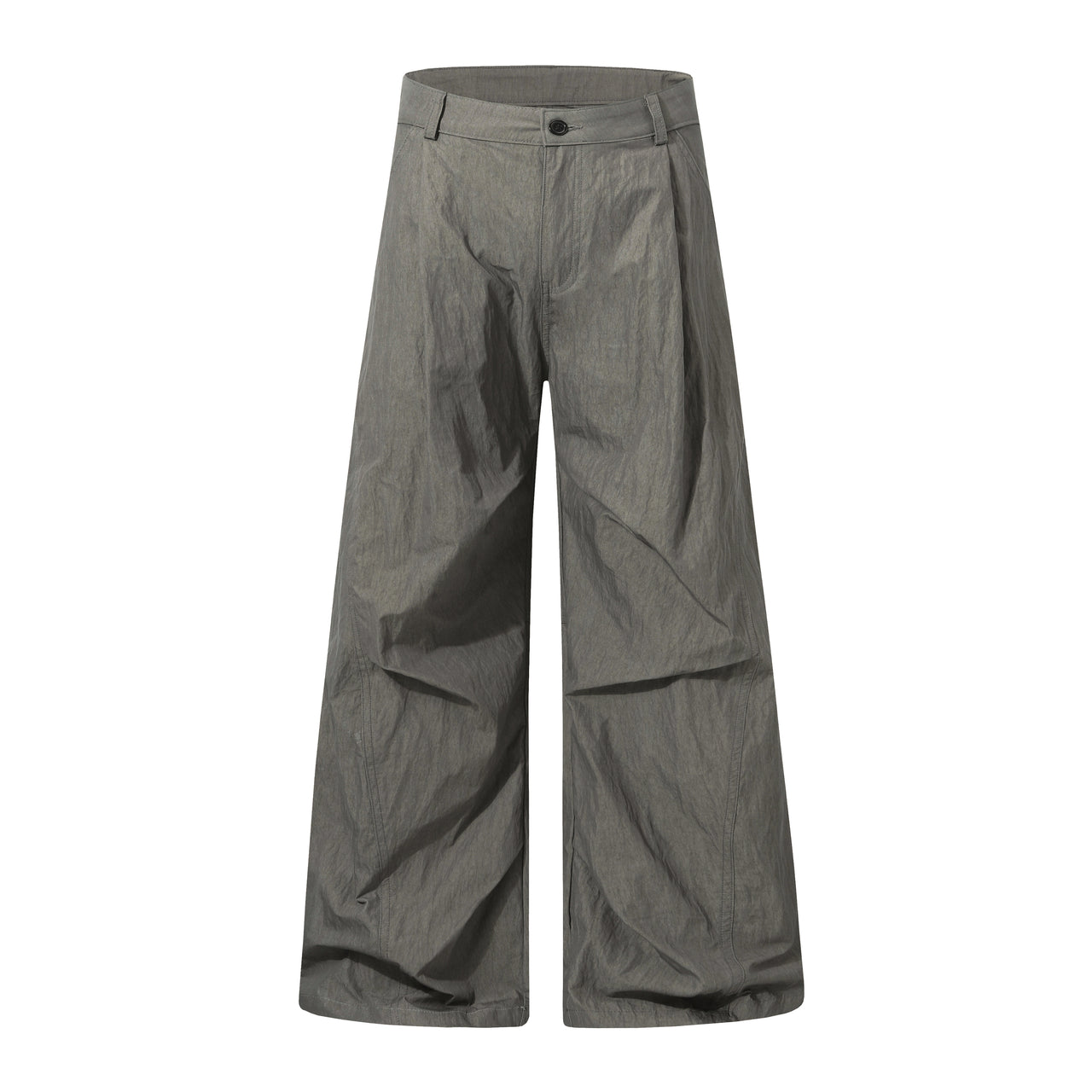 American Niche Wrinkled Design Casual Pants