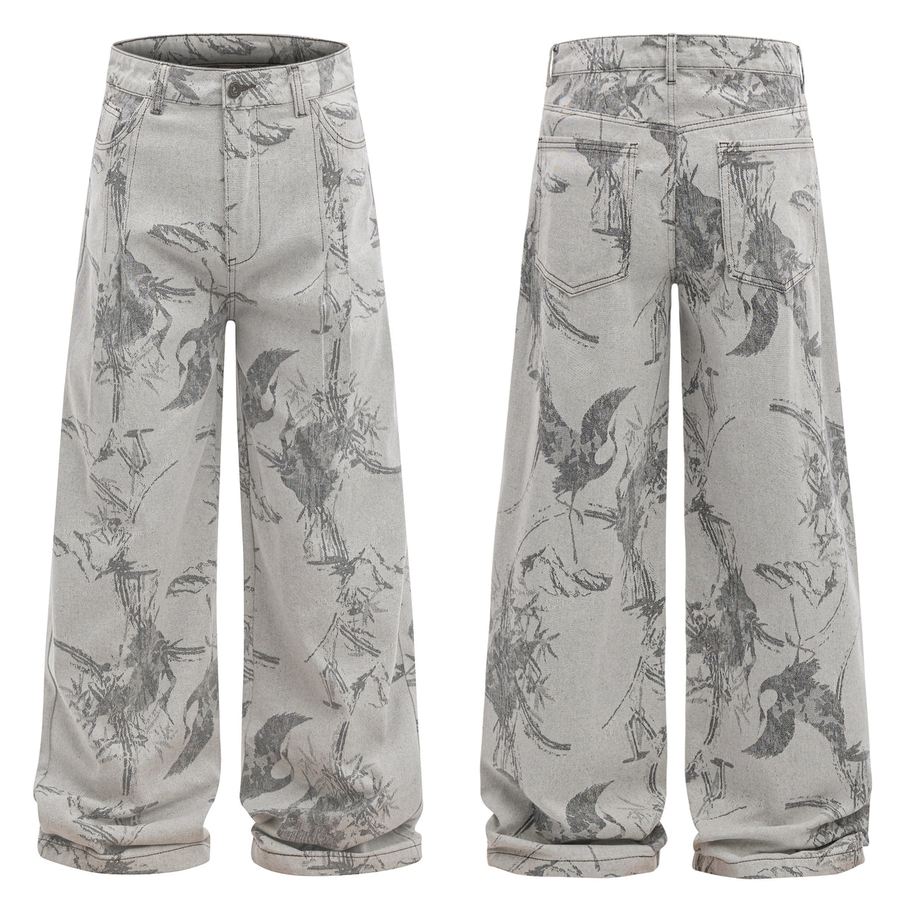 American Vintage Heavy-Duty Jacquard Jeans