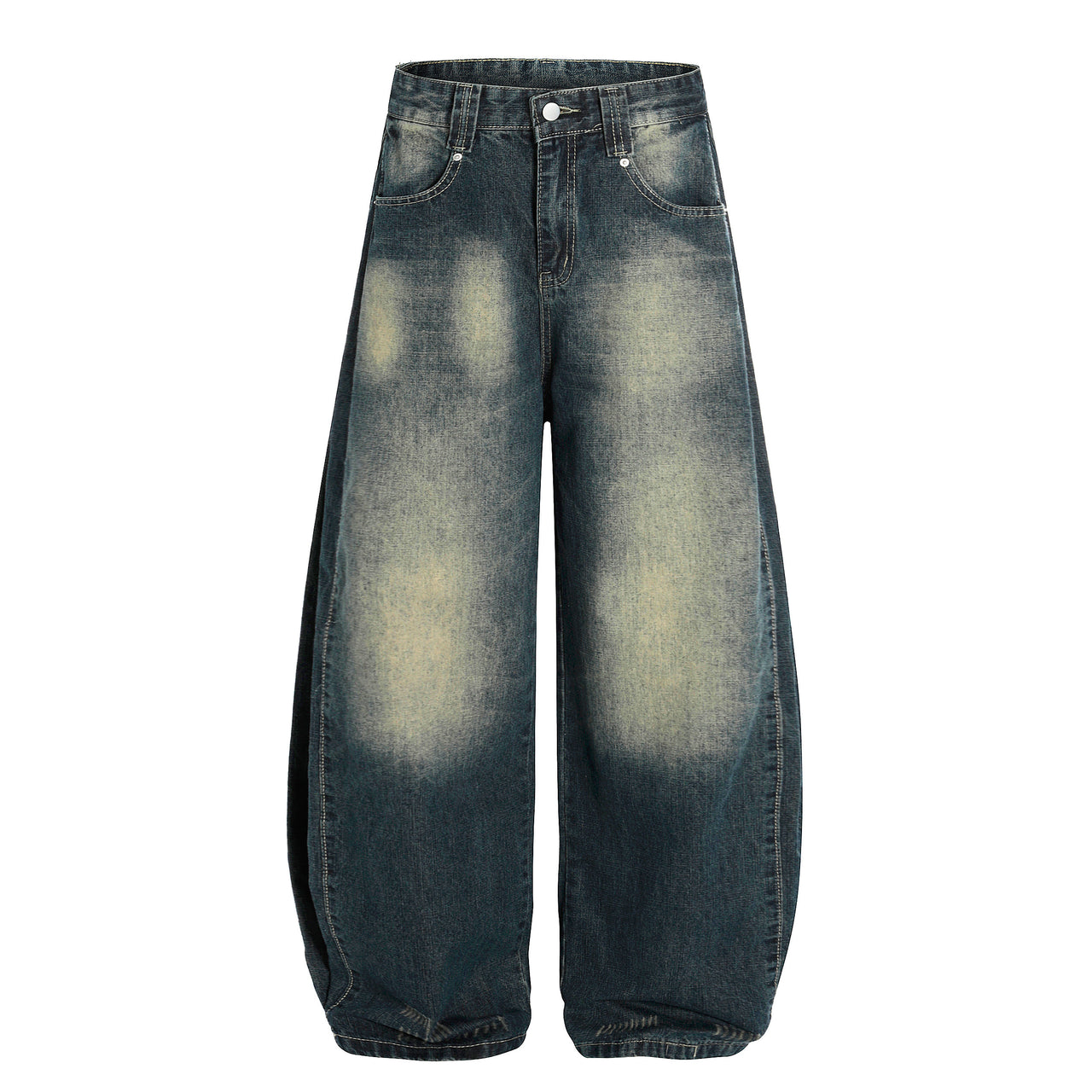 American Vintage Tie-Dye Curved Jeans
