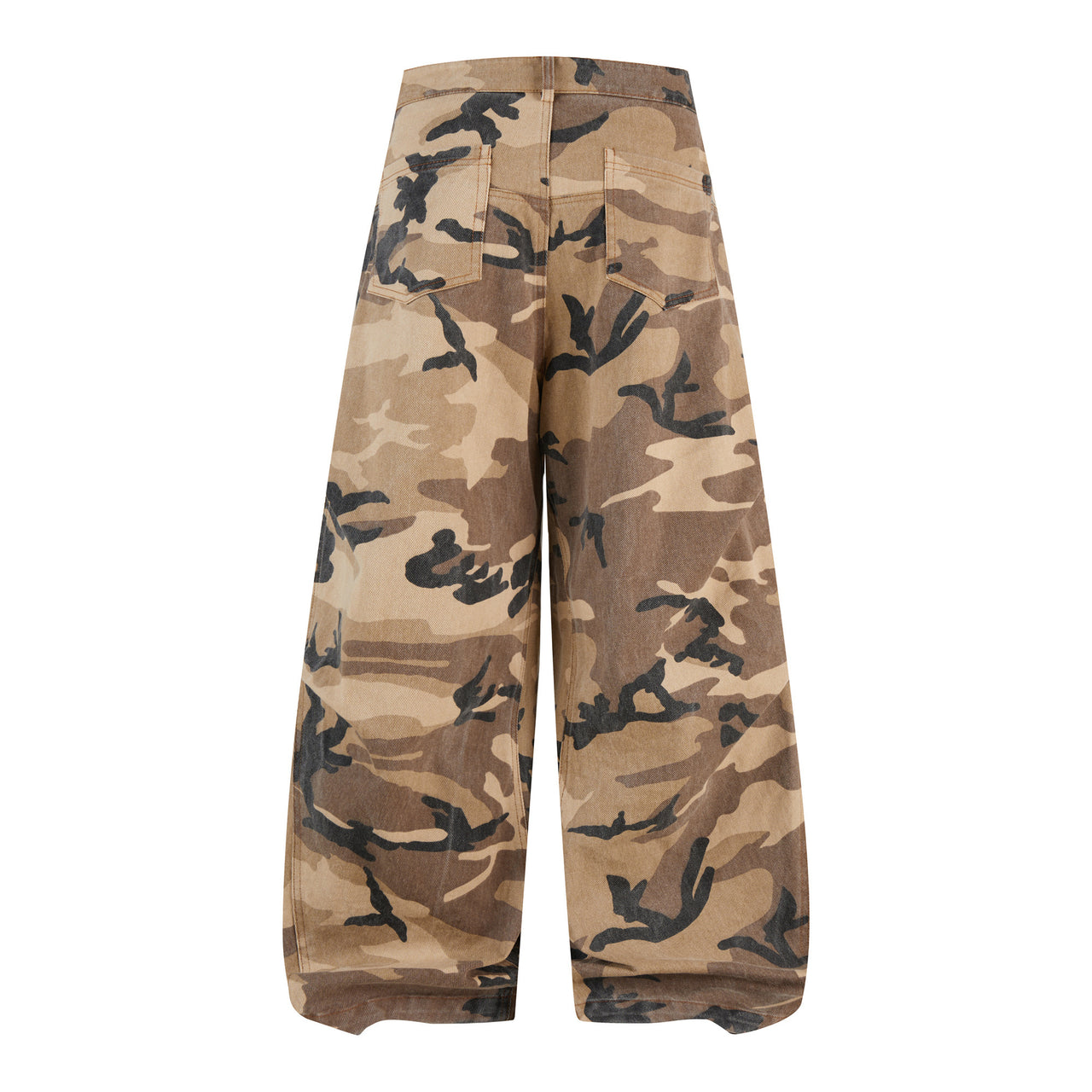 Omirad Desert Camo Barrel Jeans