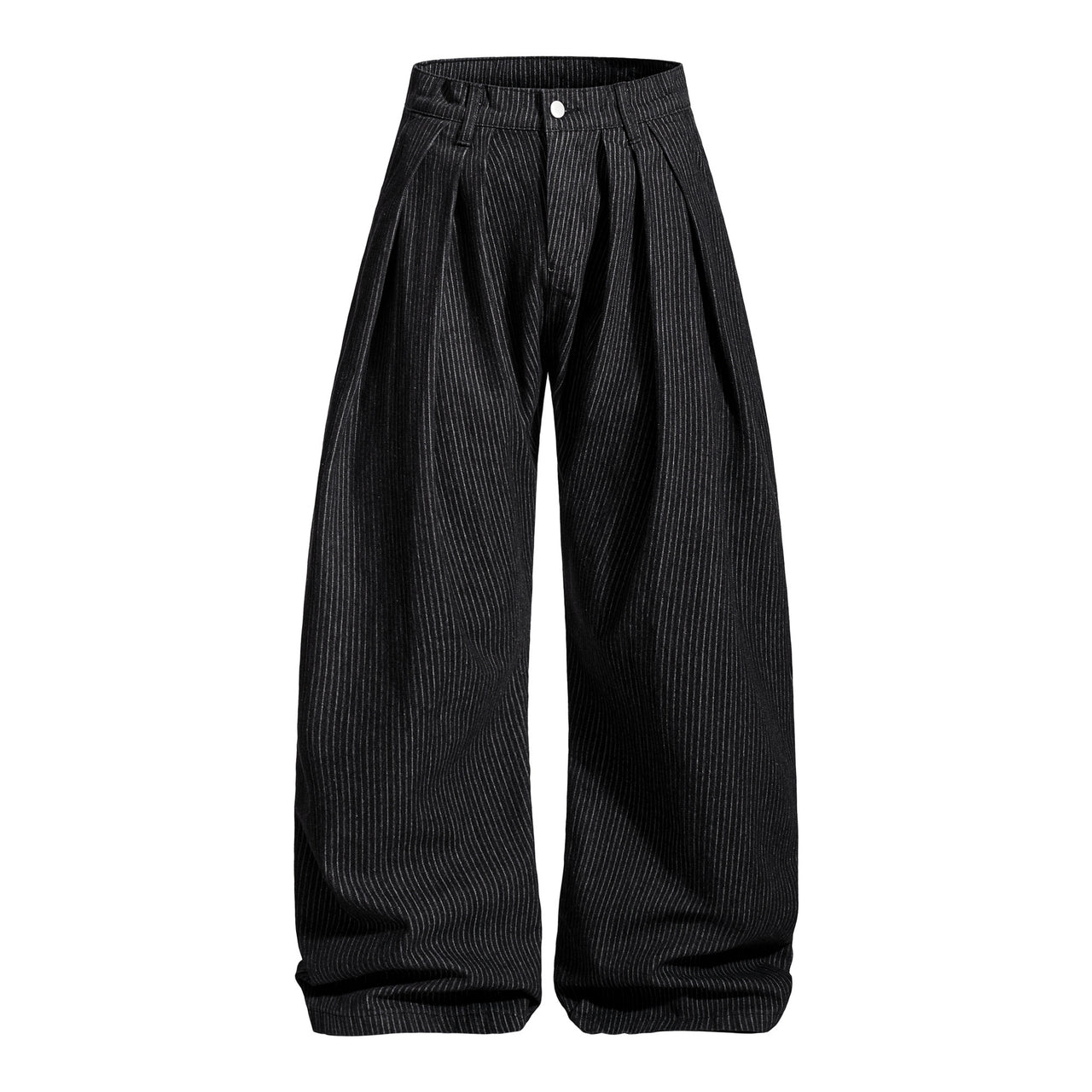 Omirad Pinstripe Barrel Trousers