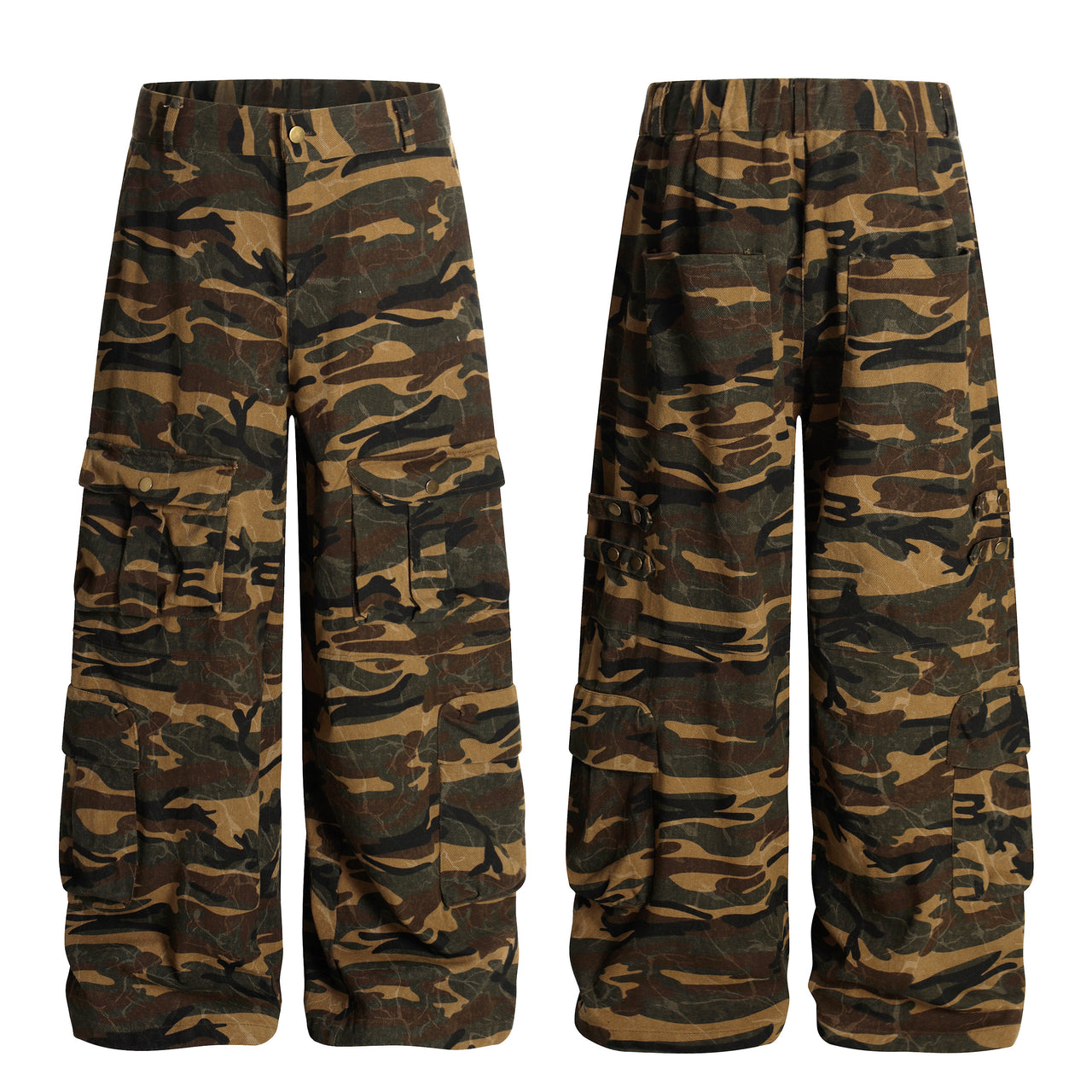 American Vintage Camouflage Casual Pants