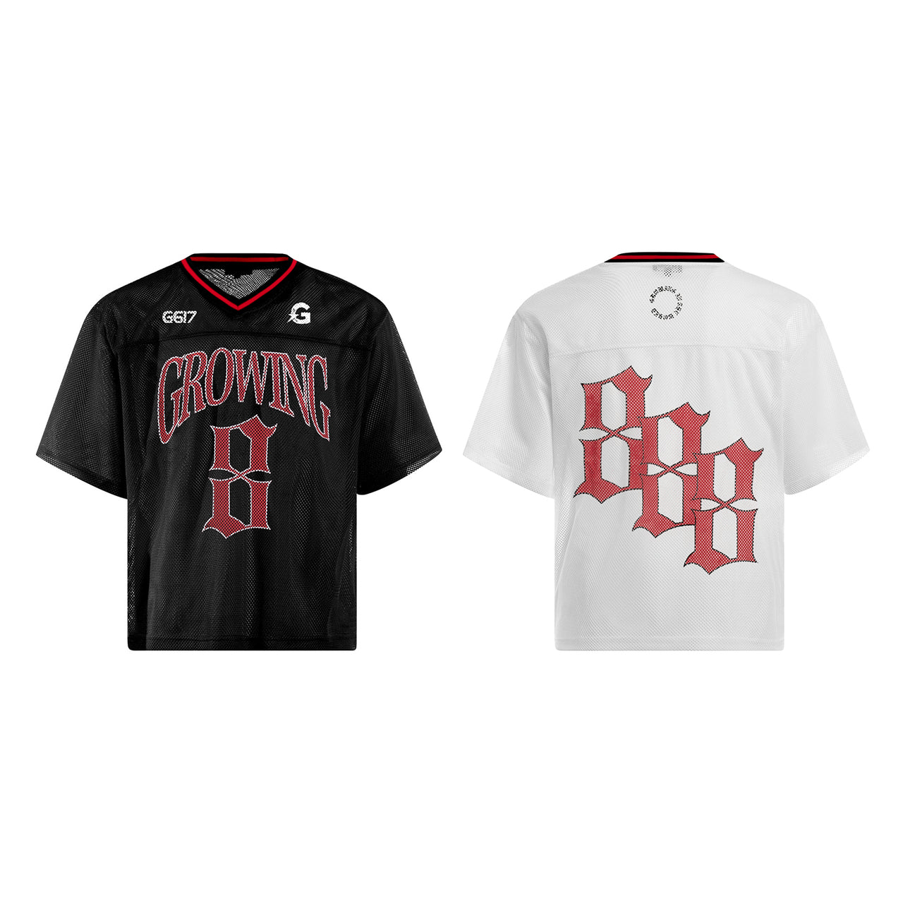 Number 8 Mesh Sports Jersey Tee