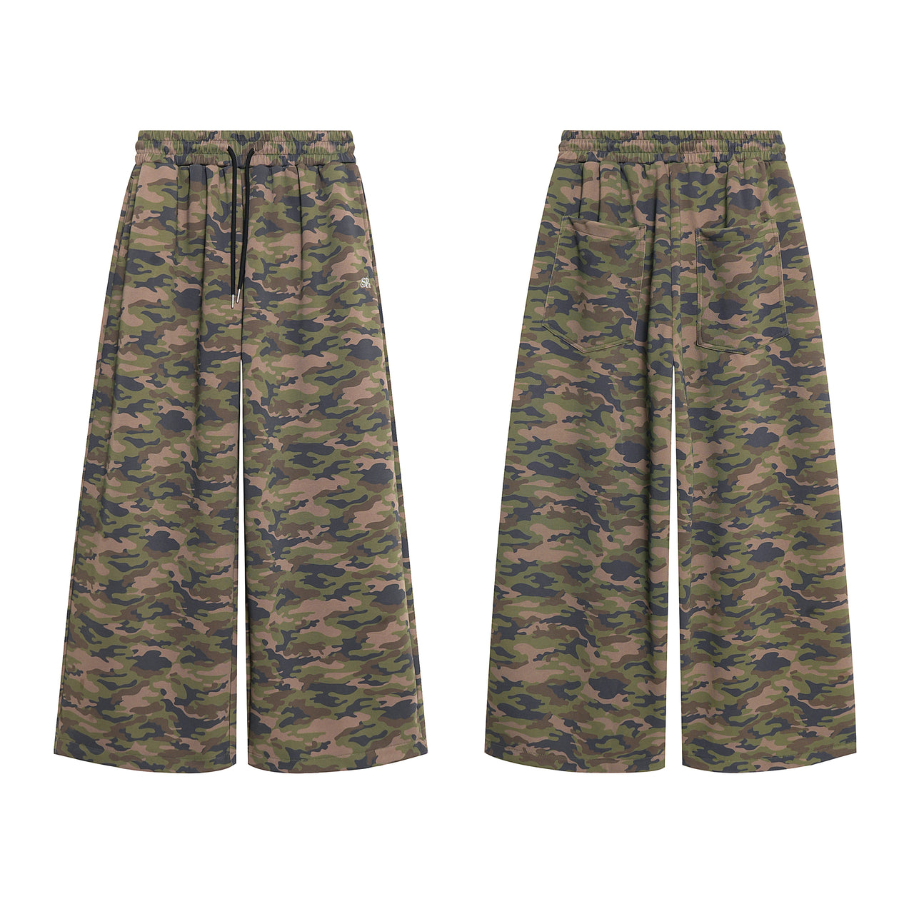 American Vintage Camouflage Casual Pants