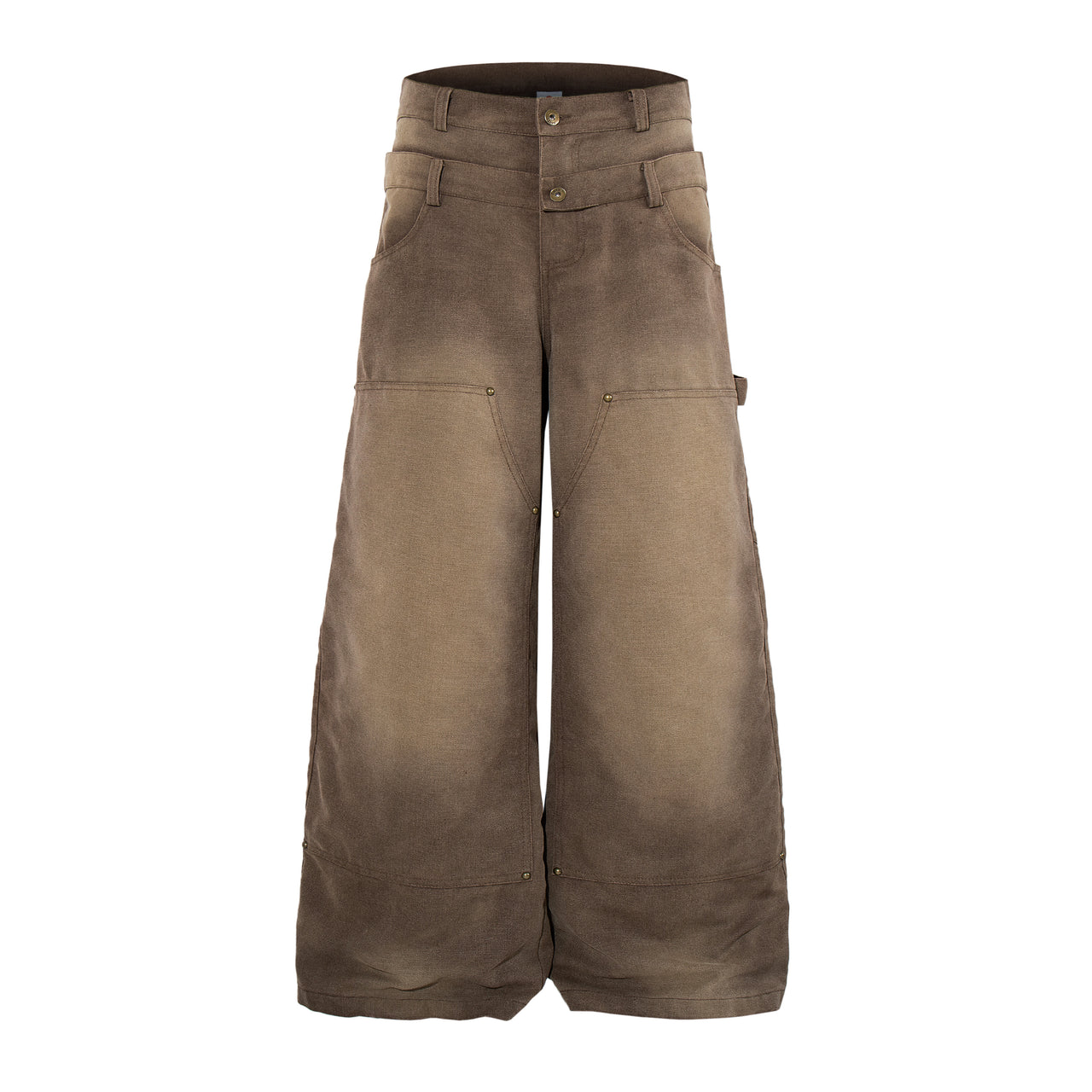 Omirad Vintage Utility Wide-Leg Pants