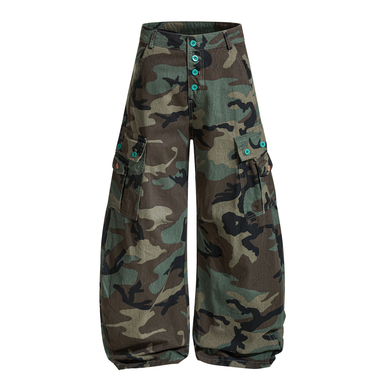 Omirad Classic Camo Wide Cargo Pants