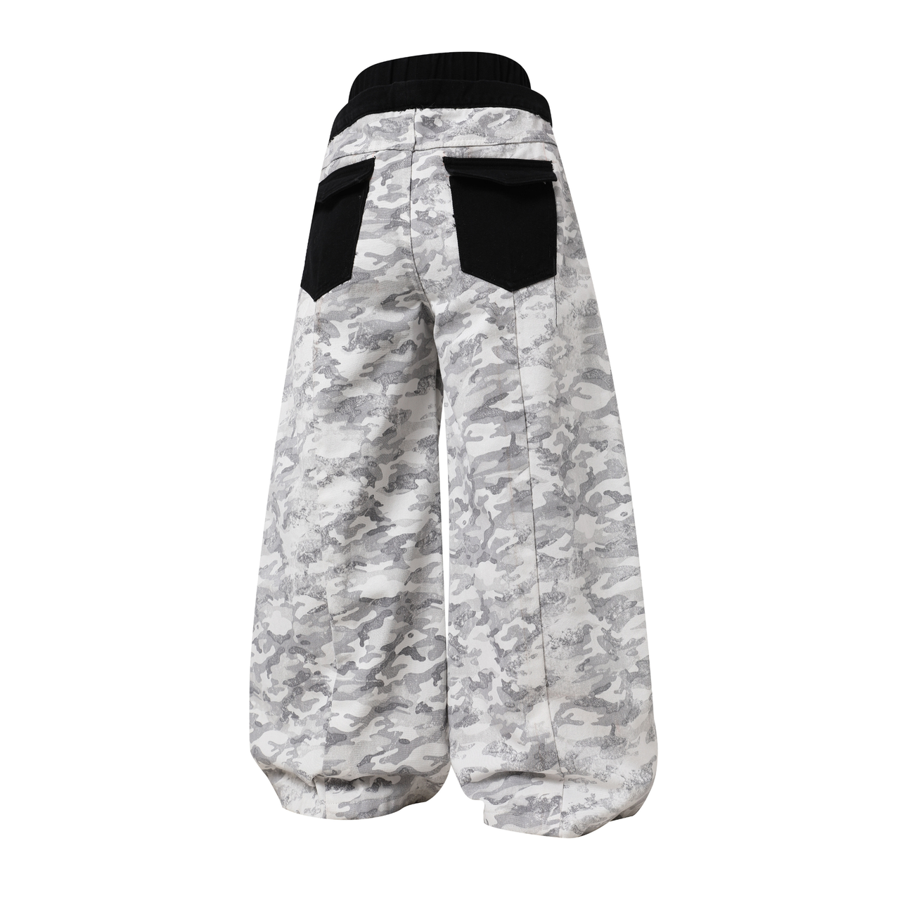 Omirad Camo Patchwork Cargo Curved Pants