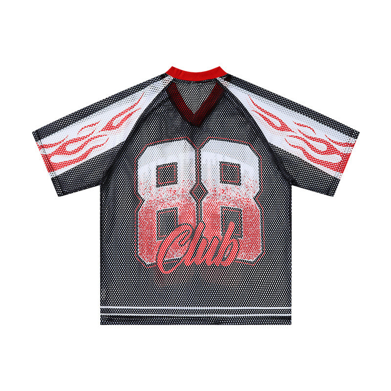 Omirad “College 88 Flame” Mesh Jersey T-Shirt