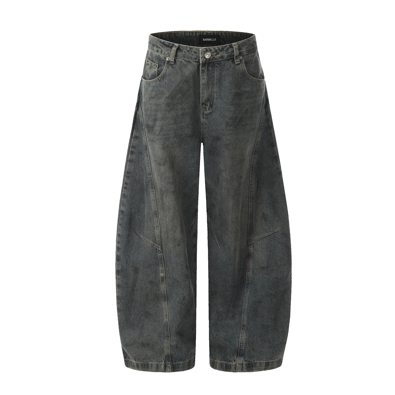 American Vintage Washed Curved Blade Jeans