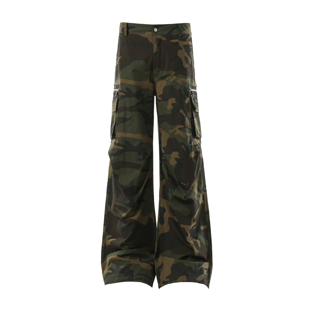 Streetwear Camo Multi-Pocket Work Pants