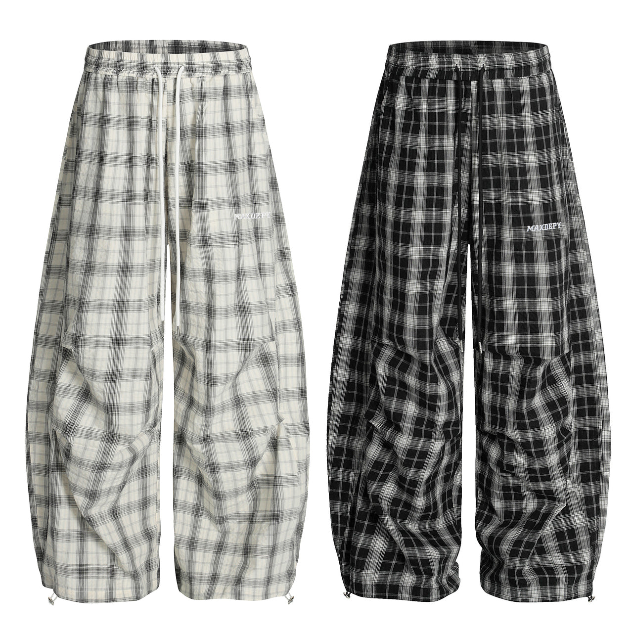 American Vintage Checkered Casual Pants