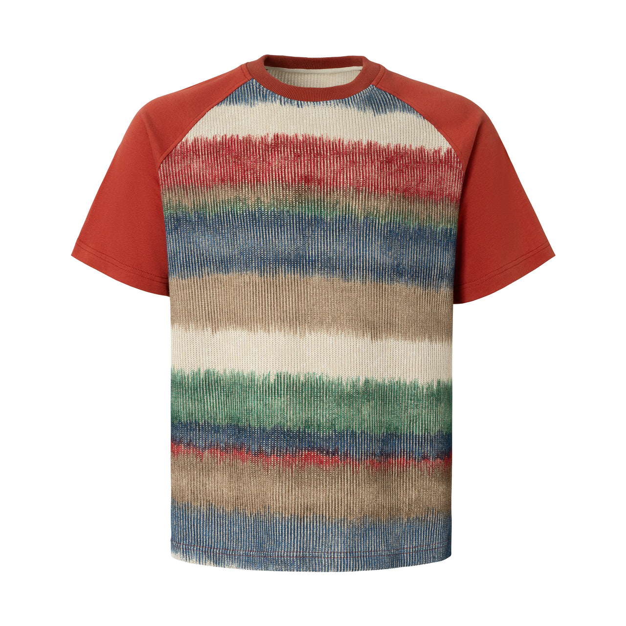 Omirad Gradient Stripe Raglan Tee