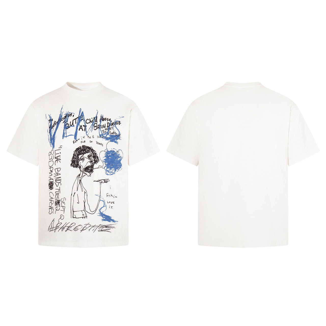 Omirad Abstract Sketch Graphic T-Shirt