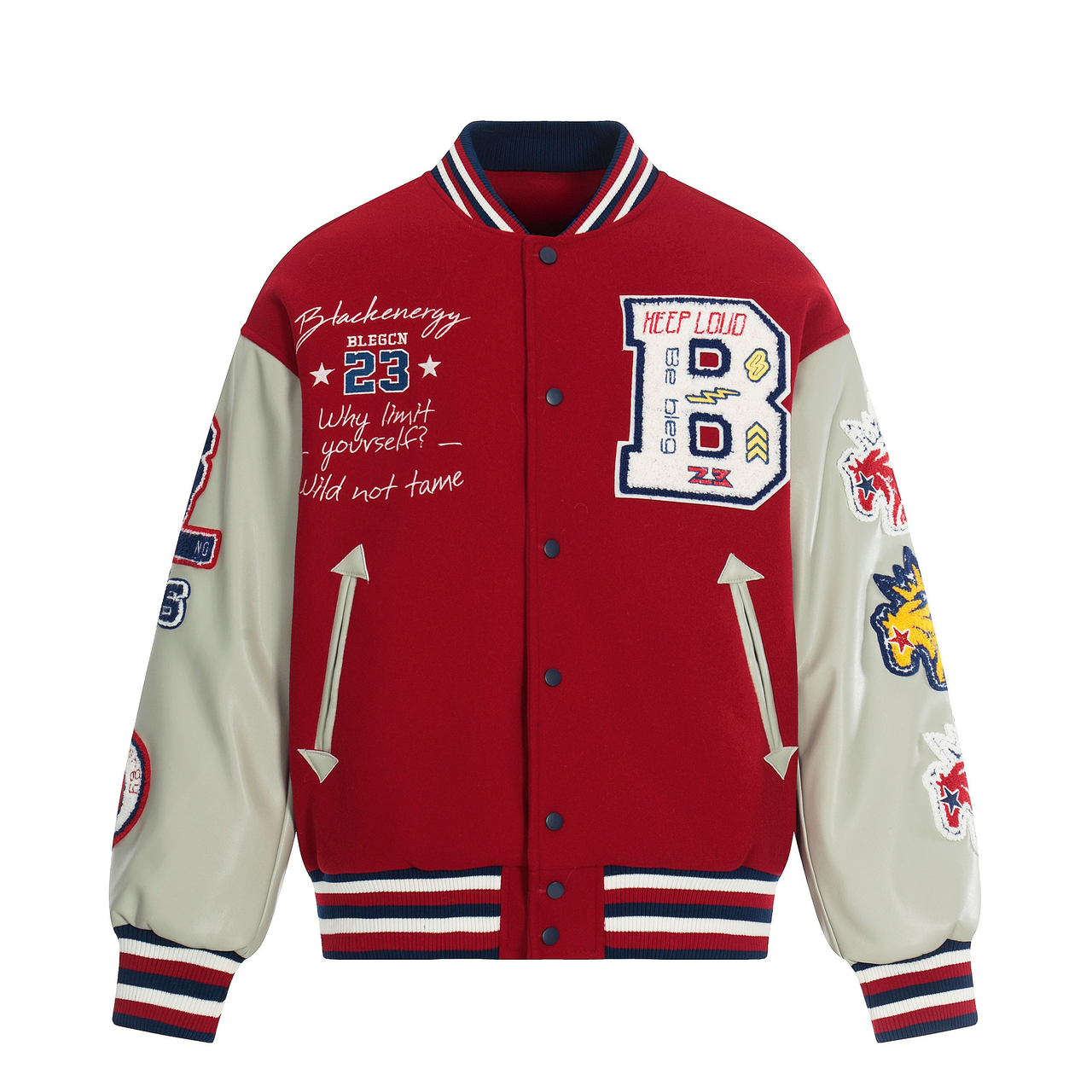 Omirad Wild at Heart Varsity Jacket