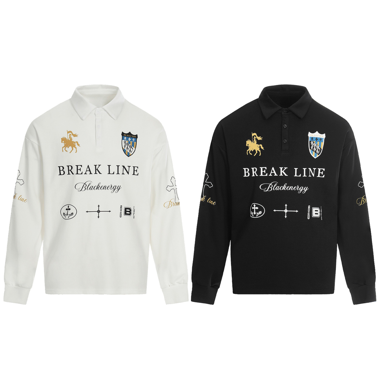 Omirad Break Line Graphic Polo
