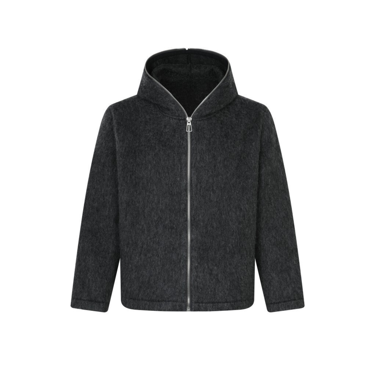 Omirad Wool-Blend Zip-Up Hooded Jacket