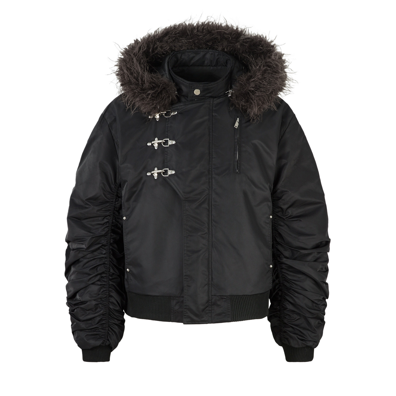 Omirad Toggle-Lock Fur Hood Jacket