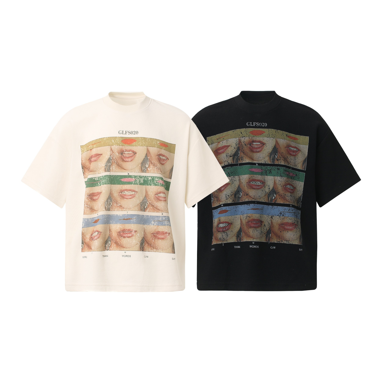 Omirad Graphic Lip Print Tee