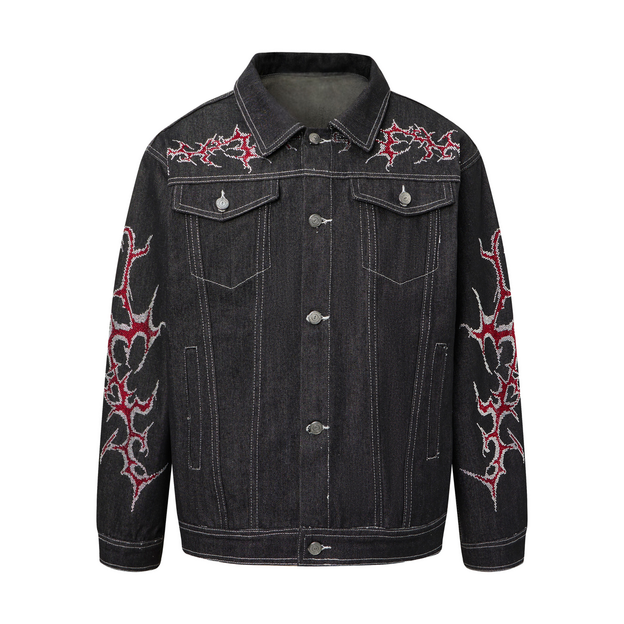 Omirad Graphic Denim Jacket