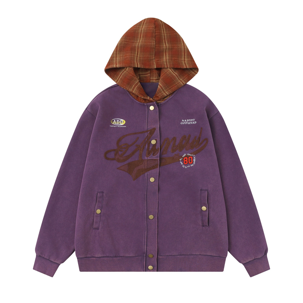 Omirad Vintage Hooded Varsity Jacket
