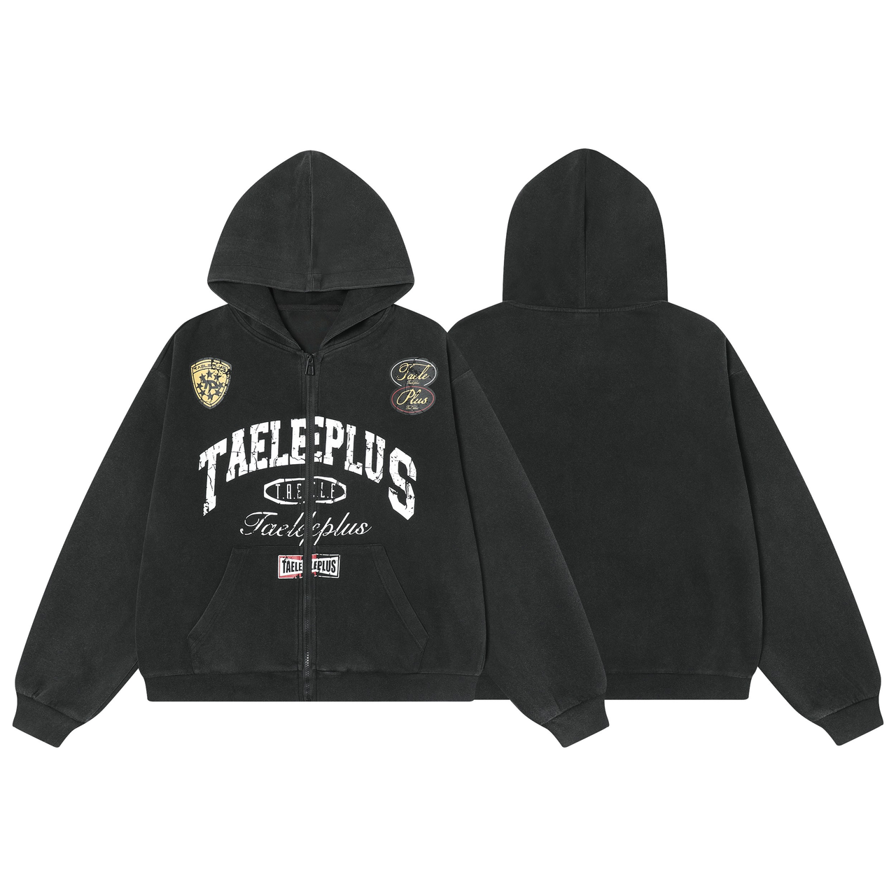 Omirad Vintage Badge Zip Hoodie