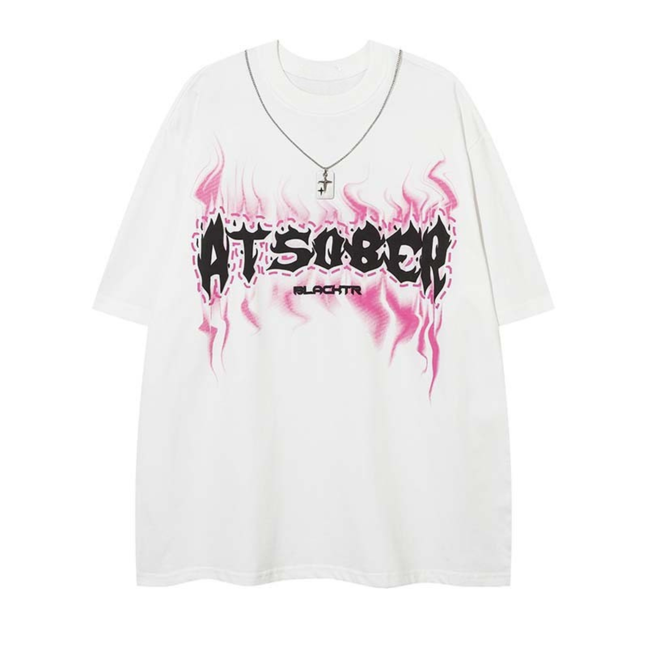 Omirad Pink Flame ATSOBER Graphic Tee