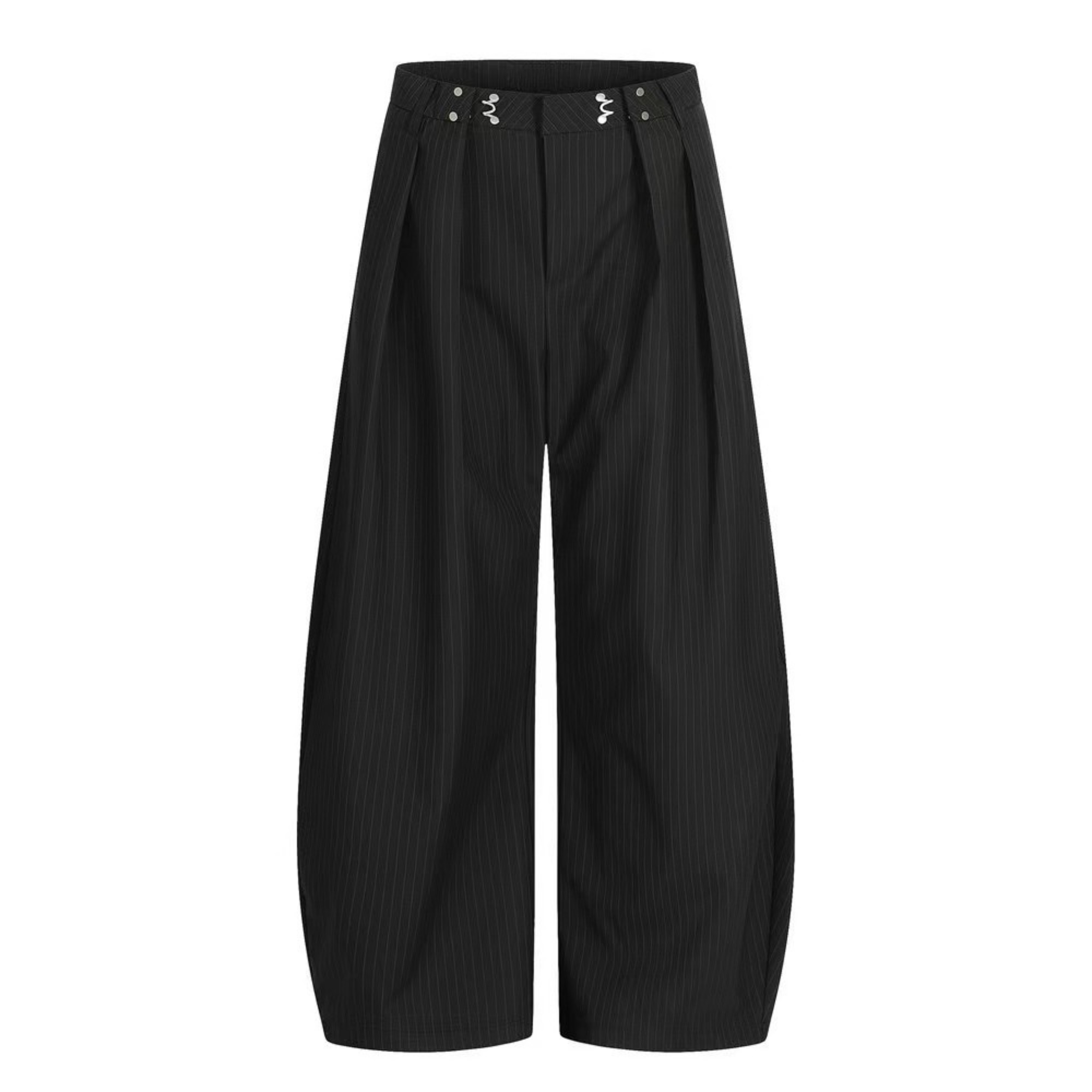 Omirad Pinstripe Wide-Leg Suit Pants - omirad
