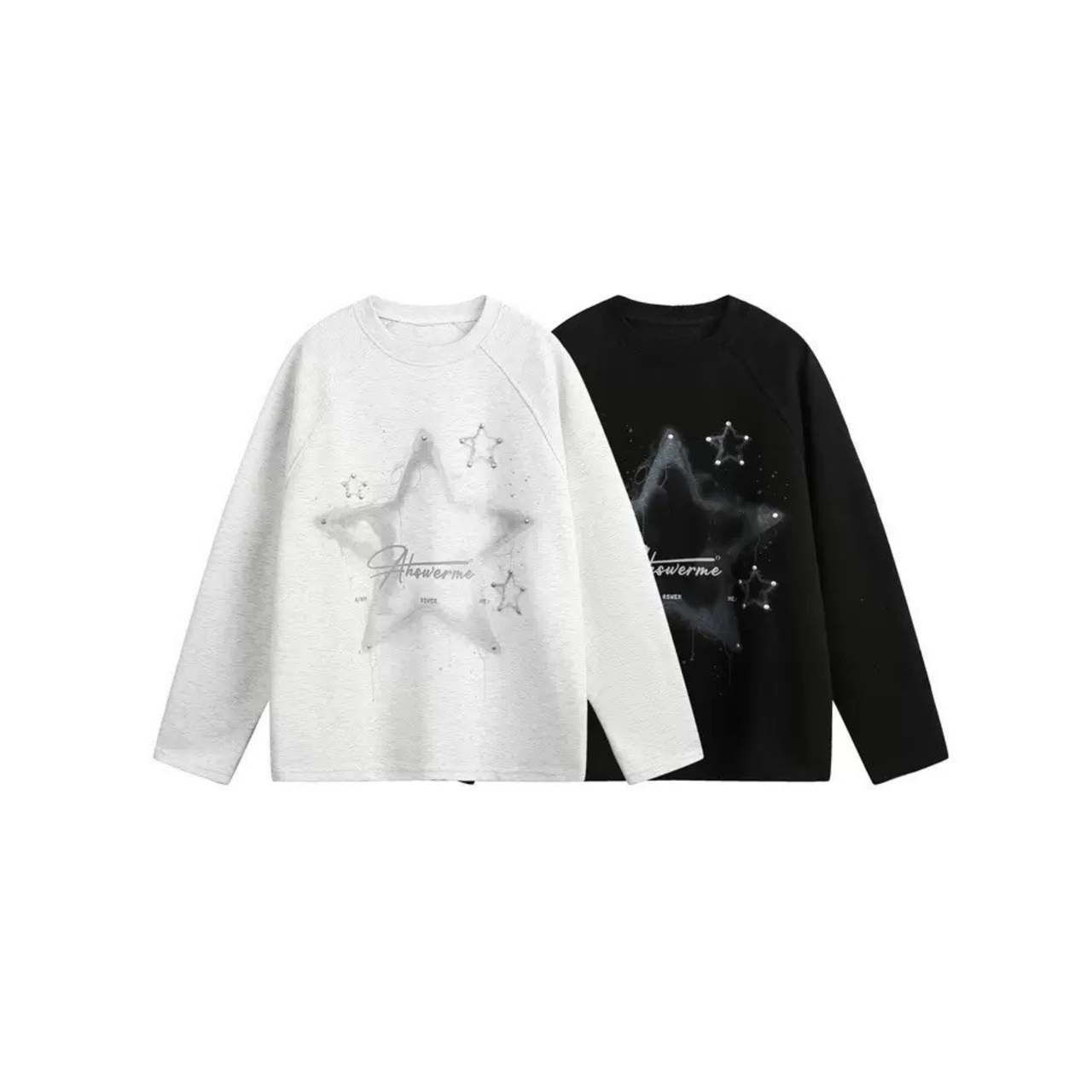 Omirad Cosmic Star Graphic Long Sleeve Tee