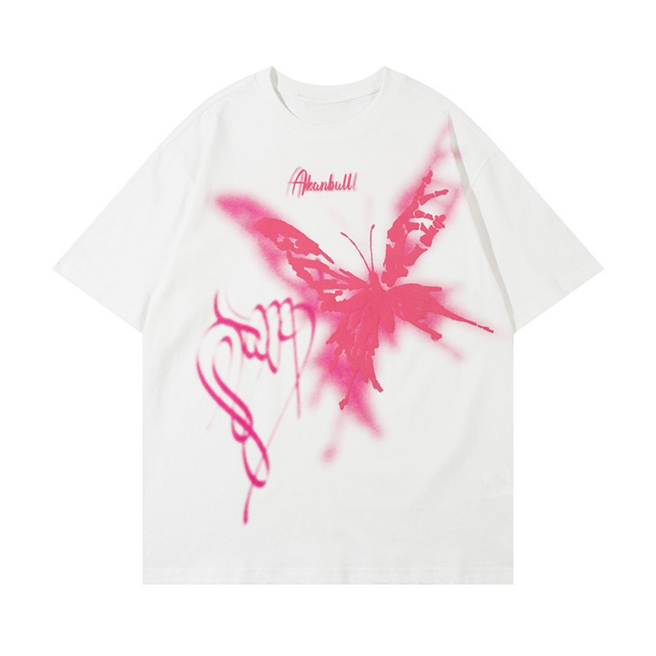 Omirad Butterfly Graffiti Graphic Tee
