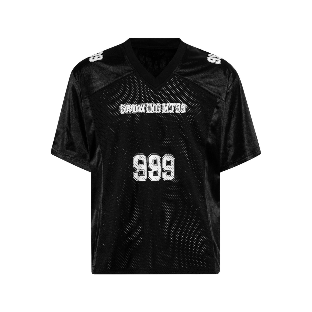 Omirad Metallic Varsity Mesh Jersey Tee