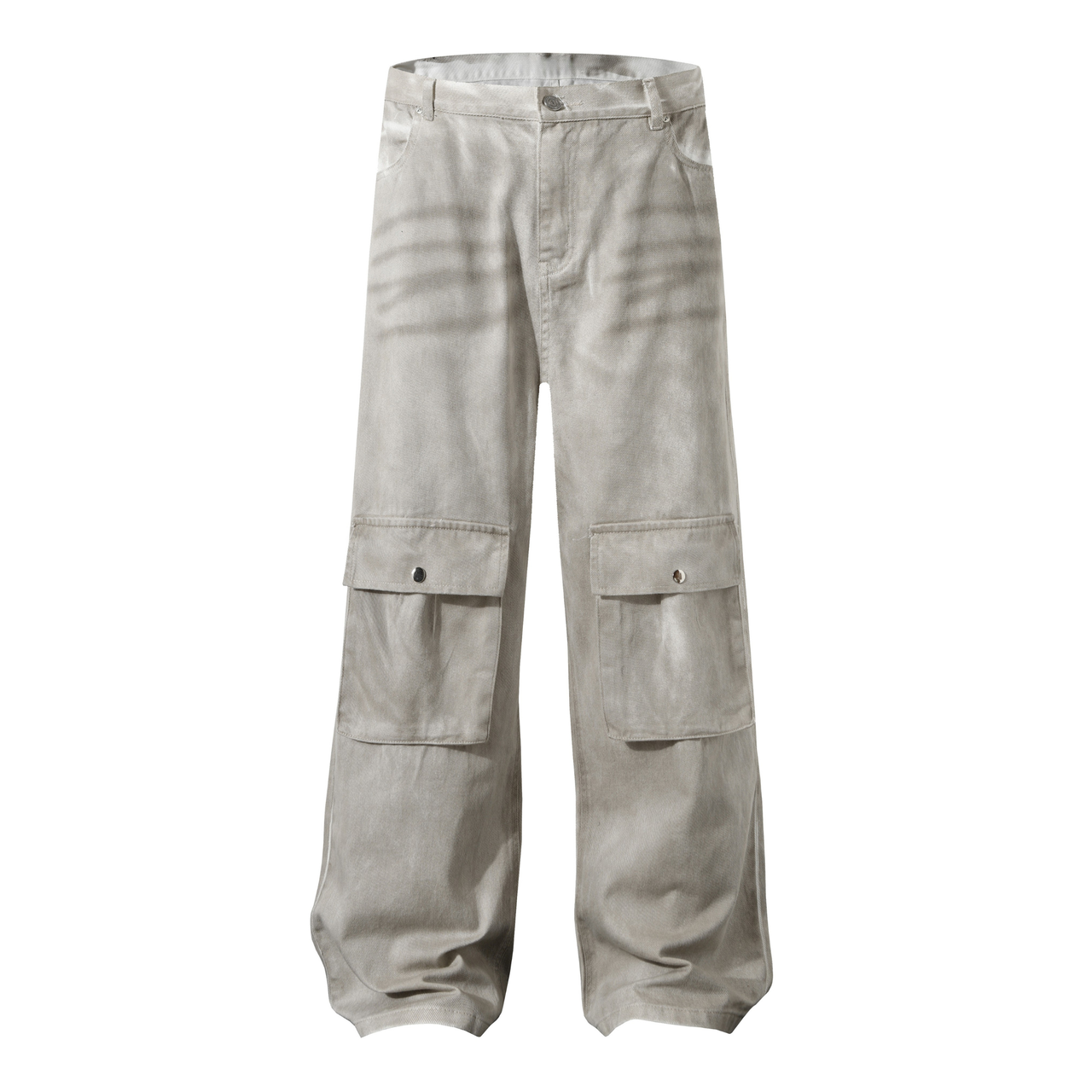 Omirad Washed Cargo Denim Pants