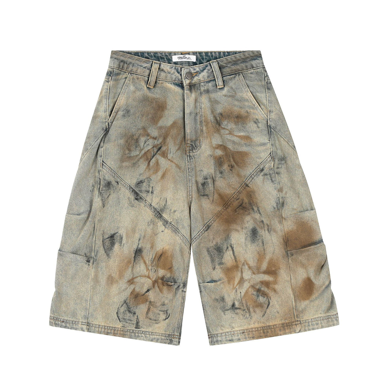 American Street Style Distressed Washed Jorts