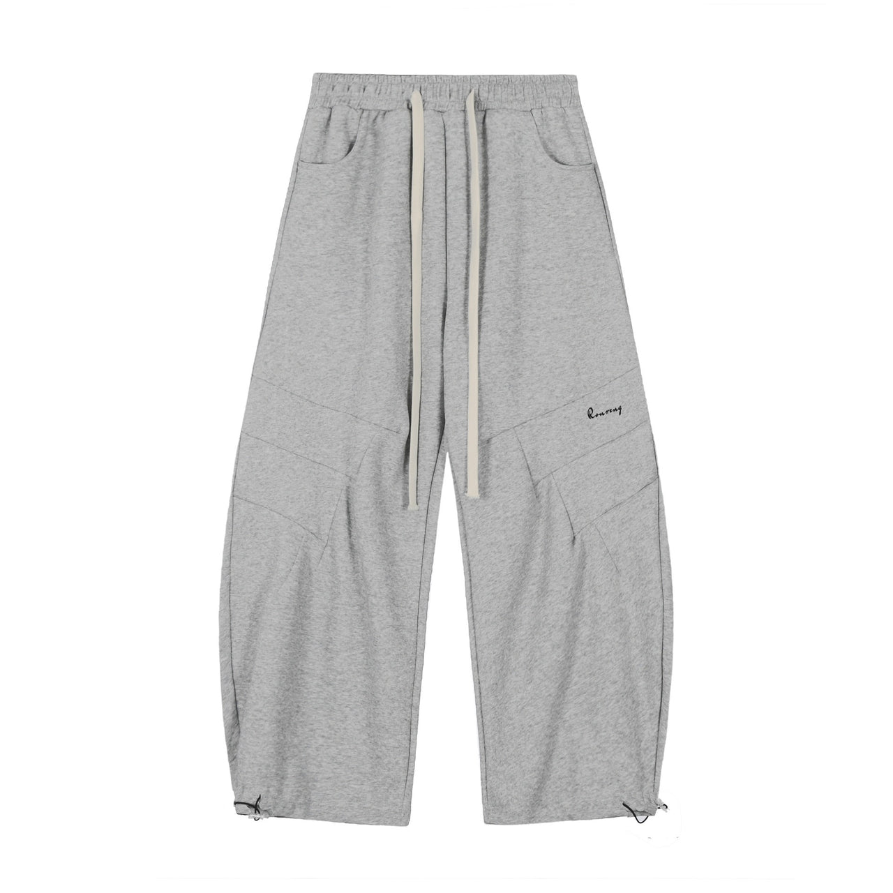 Omirad Essential Grey Paneled Sweatpants