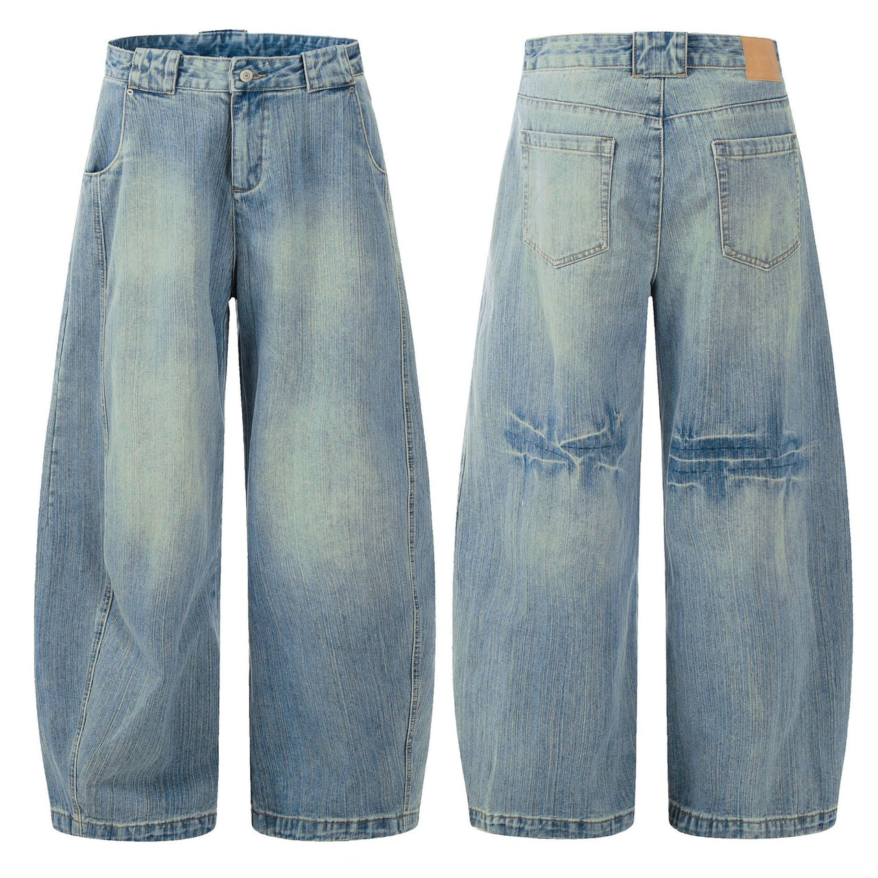 Omirad Vintage Fade Balloon Jeans