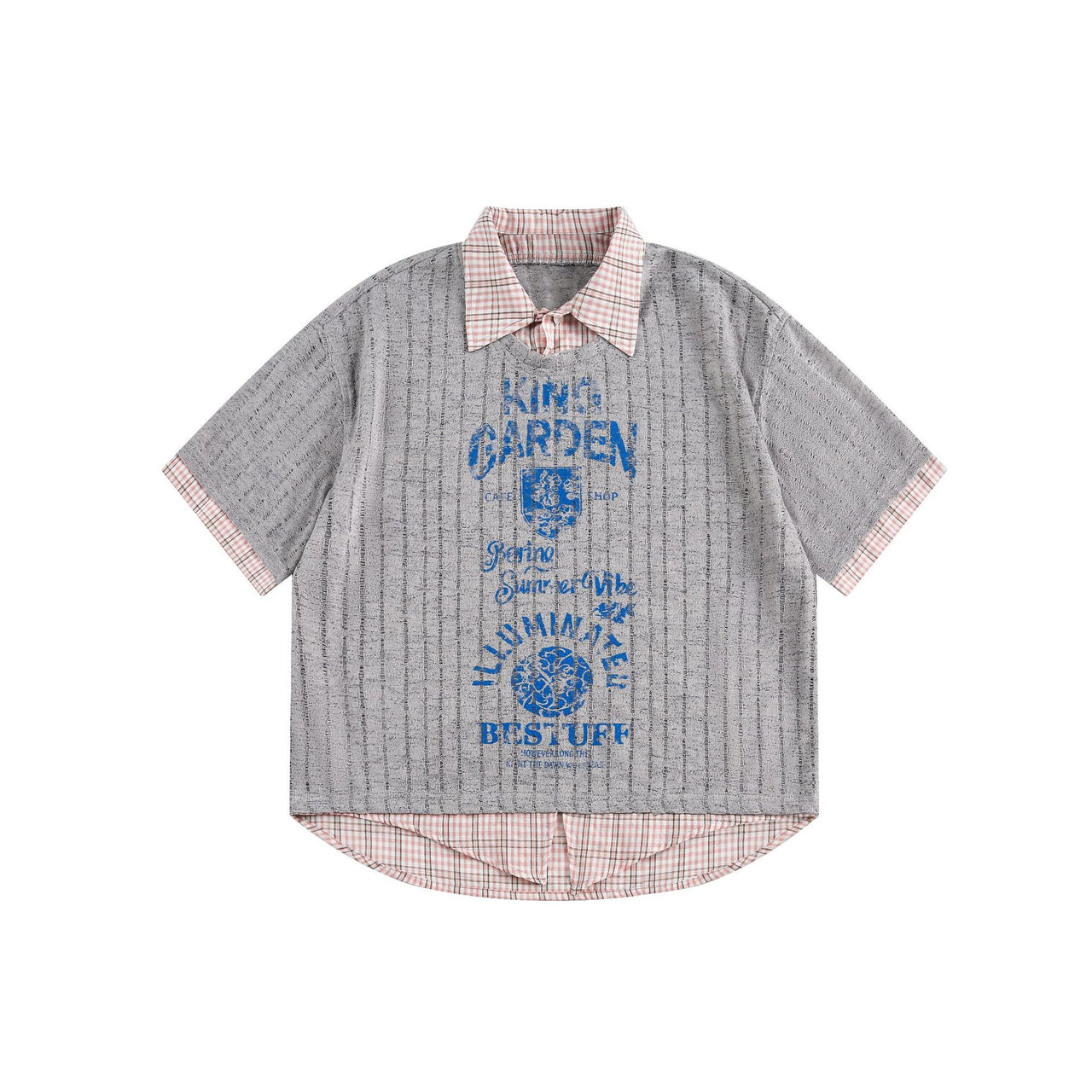 American Vintage Minimalist Loose-Fit Faux Layered Tee