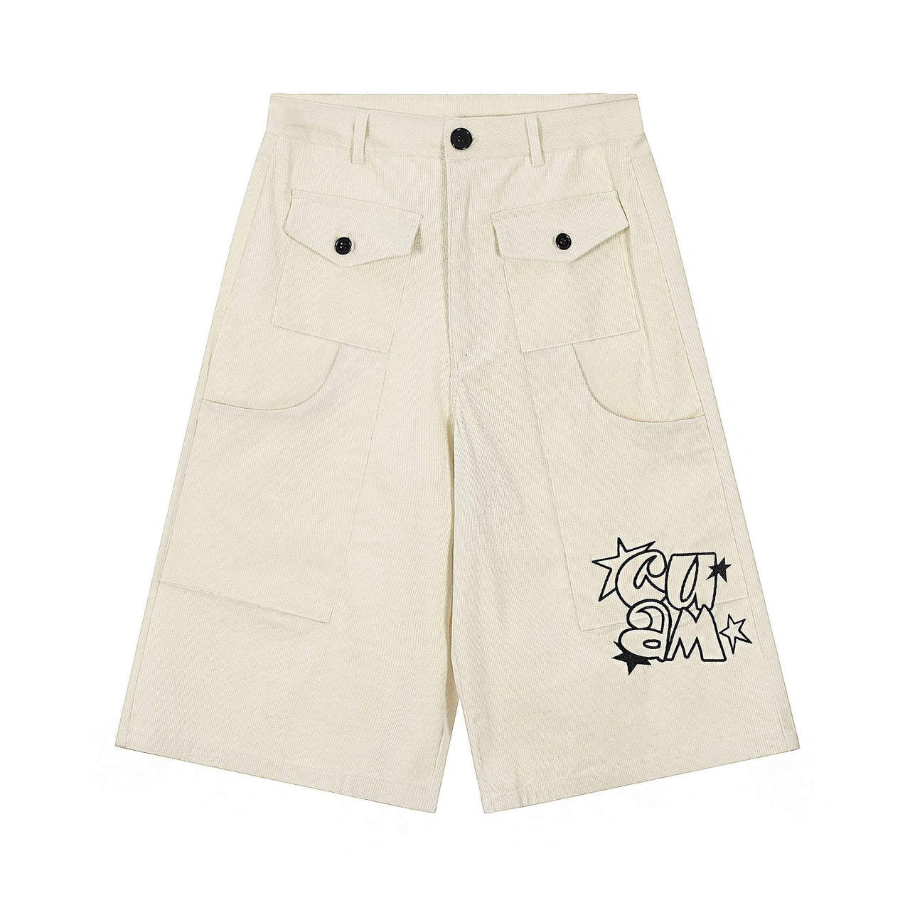 American Streetwear Digital Print Jorts