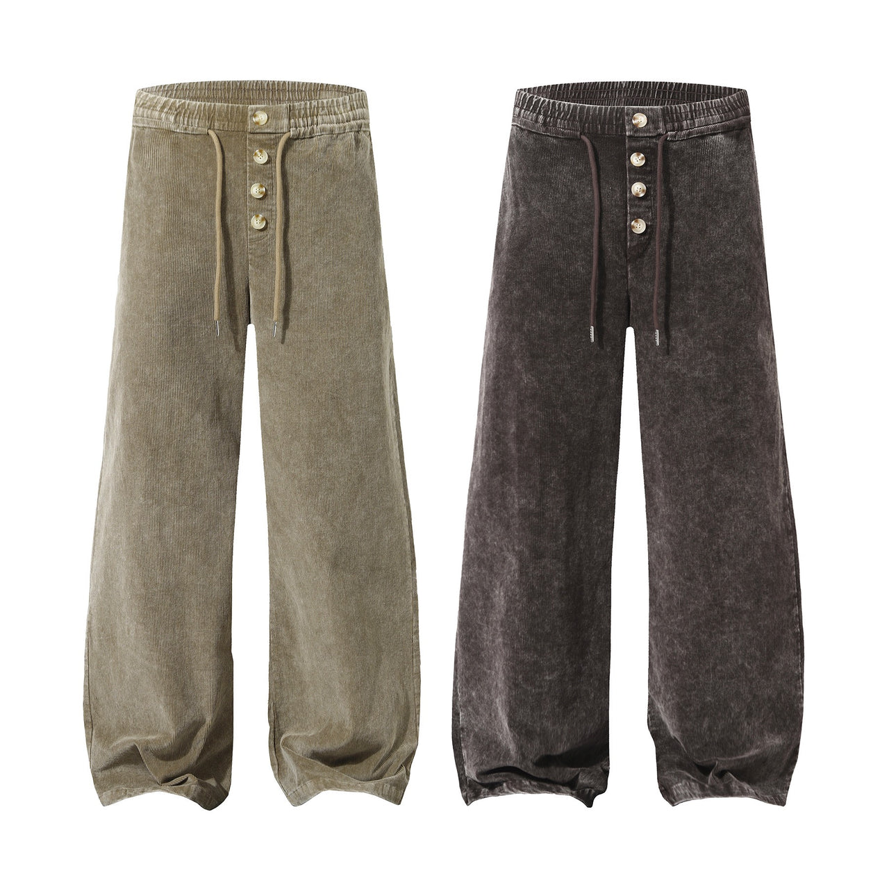 American Vintage Simple Loose Casual Pants