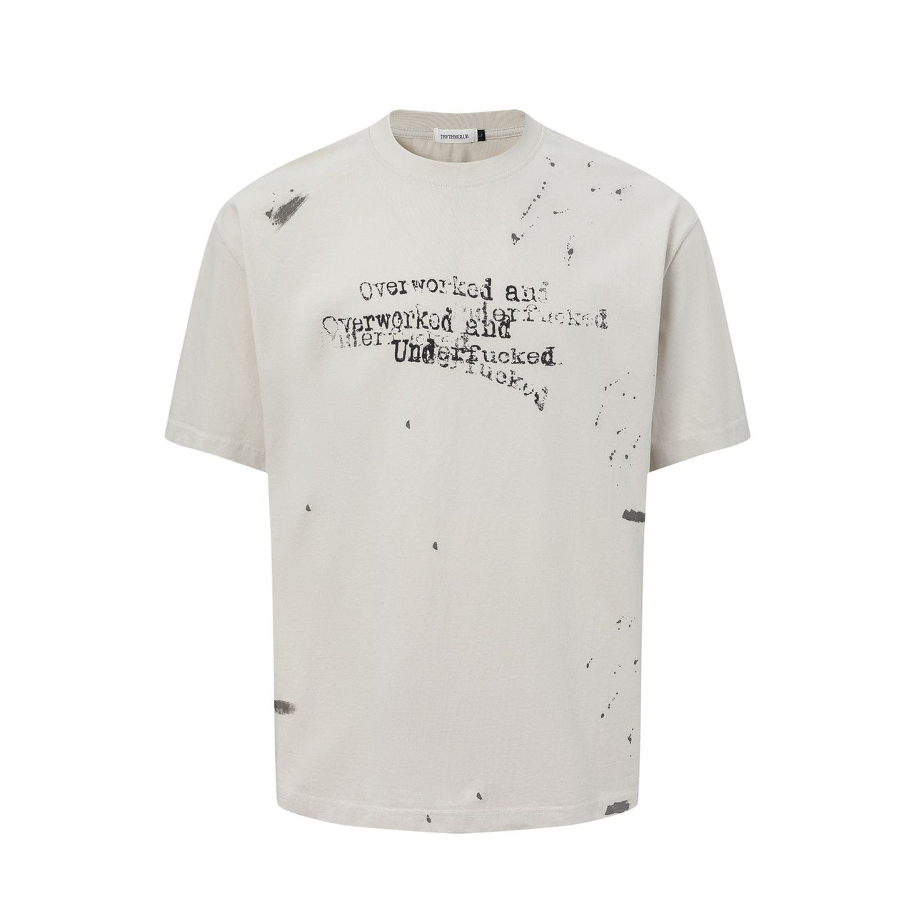 American High-Street Hand-Sprayed Letter Graphic Tee