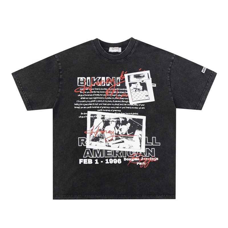 American High Street Creative Patch Graphic Tee