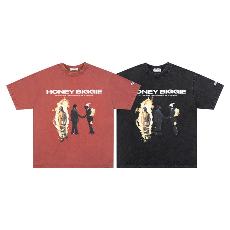 American Vintage Washed Distressed Tee